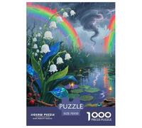 Lily of The Valley 1000 Piece Jigsaw Puzzles for Adults Challenge High Difficulty Flower Home Decoration Creativity & Gift Giving 70x50cm/1000pcs