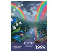 Lily of The Valley 1000pcs Paper Jigsaw Puzzles Flower What Happens Next Educational Games for Adults And Kids 70x50cm/1000pcs