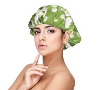 Lily Of The Valley,Adjustable Silk Hair Wrap Adult's Satin Sleeping Cap Hair Women's Elastic Sleep Bonnet