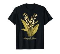 Lily of The Valley Flower Scientific Name Illustration Flora T-Shirt