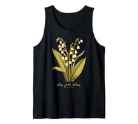 Lily of The Valley Flower Scientific Name Illustration Flora Tank Top