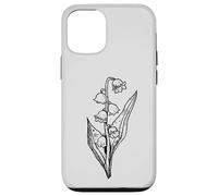 Lily-of-the-Valley Illustration Wildflower Garden Flower Case for iPhone 12/12 Pro