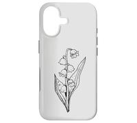 Lily-of-the-Valley Illustration Wildflower Garden Flower Case for iPhone 17