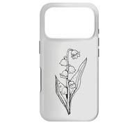 Lily-of-the-Valley Illustration Wildflower Garden Flower Case for iPhone 17 Pro