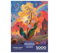 Lily of The Valley Jigsaw Puzzle Created for Mindful Family Activities, Built Around Flower And Encouraging Focus Cooperation And Gentle Mental Challenge 52x38cm/1000pcs