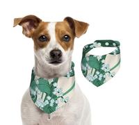 Lily Of The Valley,Pet Bib Scarf Cats Dog Bandana Dogs Towel Bib Adjustable Pet Scarf,M