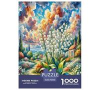 Lily of The Valley Puzzle 1000 Pieces Jigsaw Adults Kids Puzzles Challenging And Brainteasing Creativity Gift Giving Perfect for Relaxation 1000pcs 70x50cm/1000pcs