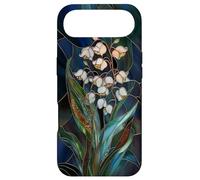 Lily Of The Valley Wildflowers Stained Vintage Birth Flower Case for iPhone Air