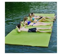 Lily Pad Floating Mat, Water, Foam for Beach, Ocean, Lake, Roll-Up Island for Recreation and Relaxing(Green,2.7 m x 1.4m x 3.3cm)