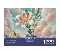 Lily 。 Puzzles Age 14+ for Adults 1000 。s Landscape Painting 1000 Piece 。 Puzzles for Adults 70x50cm/1000pcs