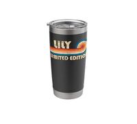 Lily Retro 70s 80s Sunset Stripe Stainless Steel Insulated Tumbler