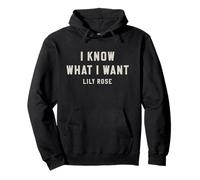 Lily Rose I Know What I Want Bold Pullover Hoodie