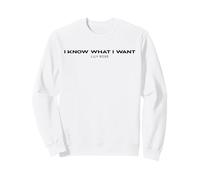 Lily Rose I Know What I Want Text Sweatshirt