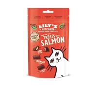 Lily's Kitchen Salmon Pillow Treats - Natural Grain Free Cat Treats (10 Packs x 60g)