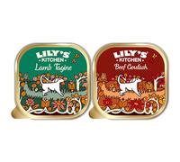 Lily’s Kitchen Dog Food Wet Trays - 36 x 150g Multipack - Made with Natural Ingredients - 24 x Beef Goulash, 12 x Lamb Tagine