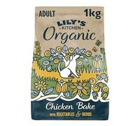 Lily’s Kitchen Made with Natural Ingredients Adult Dry Dog Food Organic Chicken Bake Balanced Nutrition 1kg