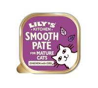 Lily's Kitchen Chicken, Cod and Shrimps Smooth Paté for Mature Cats - 19 x 85g