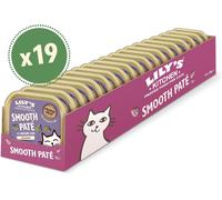 Lily’s Kitchen Mature Wet Cat Food Tray Chicken Paté Grain-free Recipe, 19 count