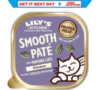 Lily’s Kitchen Mature Wet Cat Food Tray Chicken Paté Grain-free Recipe |19 x 85g