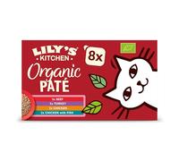 Lily's Kitchen Organic Pate Multipack Cat Trays - 8 x 85g