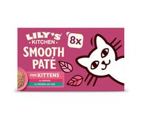 Lily’s Kitchen Smooth Paté, Complete Nutrition, Kitten Wet Food Multipack (32x85g) Trays, Tailored for Kittens, With Freshly Prepared Meat, Offal &