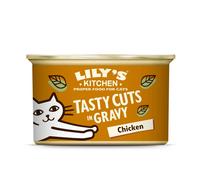 Lily's Kitchen Made with Natural Ingredients Tasty Cuts in Gravy Chicken Adult Wet Cat Food, 85 g