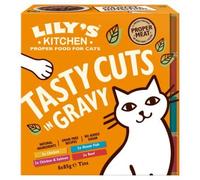 Lily’s Kitchen Tasty Cuts in Gravy Multipack for Cats (Chicken, Ocean fish Beef) (32 x 85g)