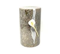 Lily Statue Sand Ceramic Cremation Urn for Ashes Unique Memorial Large Urn for Ashes Adult Urn