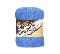 LILY Sugar 'N Cream, 100% Cotton, Blueberry, 70.9g