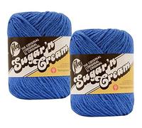LILY Sugar 'N Cream, 100% Cotton, Blueberry, 70.9g