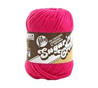 LILY Sugar 'N Cream-All Colours, 100% Cotton Hot Pink, 7.9g