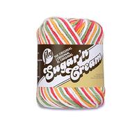 LILY Sugar 'N Cream-All Colours, 100% COTTON Mango Madness, 56.7G