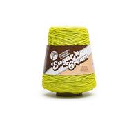Lily Sugar N Cream Cones HOT Green Yarn - 1 Pack of 400g/14oz - 100% Cotton - #4 Worsted (Medium) - 674 Yards - Knitting/Crochet
