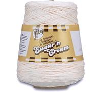 Lily Sugar N Cream Cones Soft Ecru Yarn - 1 Pack of 14oz/400g - Cotton - #4 Medium - 706 Yards - Knitting/Crochet
