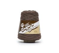Lily Sugar N Cream Cones Warm Brown Yarn - 1 Pack of 400g/14oz - 100% Cotton - #4 Worsted (Medium) - 674 Yards - Knitting/Crochet