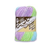 LILY Sugar 'N Cream Cotton Stripes Yarn 56.7g- Violet