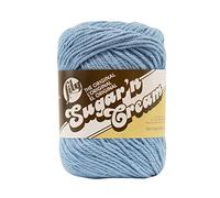 Lily Bulk Buy: Sugar 'n Cream Solids 100% Cotton Yarn (3-Pack) (Light Blue #0026)