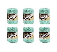 Lily Sugar'N Cream Beach Glass Yarn - 6 Pack of 71g/2.5oz - Cotton - 4 Medium (Worsted) - 120 Yards - Knitting/Crochet