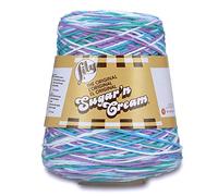 Lily Sugar'n Cream Cone Yarn, Beach Ball Blue Ombre