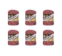 Lily Sugar'N Cream Painted Desert Yarn - 6 Pack of 57g/2oz - Cotton - 4 Medium (Worsted) - 95 Yards - Knitting/Crochet