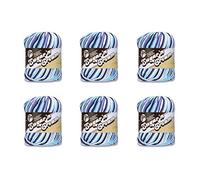 Lily Sugar'N Cream Super Size Moondance Yarn - 6 Pack of 85g/3oz - Cotton - 4 Medium (Worsted) - 150 Yards - Knitting/Crochet