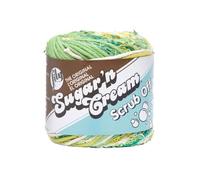 Lily Sugar'n Cream Super Size Ombres Yarn, 3 oz, Pebble Beach Ombre, 1 Ball