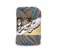 Lily Bulk Buy: Sugar 'n Cream 100% Cotton Yarn (3-Pack) Ombres, Prints, Scents & Stripes (Capri #2747)