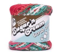 Lily Sugar'n Cream Yarn - Scrub Off-Holly Jolly - 102090-90038
