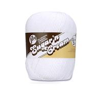 Lily Sugarn Cream Yarn Bulk Buyolids Super Size (6-Pack) White 102018-18001
