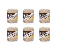 Lily Sugar'N Yarn, 6 Pack, Butter Cream 6 Count