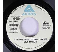 LILY TOMLIN 45 RPM Tell Miss Sweeney Goodbye / One LinersMrs. Judith BeasleyErnestine
