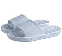 Lily Zone Men's Shower Slippers, Non-Slip Beach Pool Slide Sandals Bathroom House Shoes for Men (Lightblue, Adult, Men, 5, Numeric Range, UK Footwear Size System, 6, Medium)