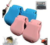 Lilybady Multifunctional Rod Holder, Portable Fishing Pole Holder for Ground Prevents Entanglement and Bumps, That Only Needs to Be Clamped & Snapped to Secure the Lure Rod (4pcs-f)