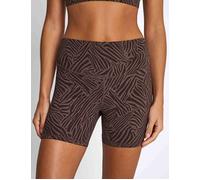 Lilybod Women's Malta Cloud-Core Short Printed - Mousse - Brown - Size: Large
